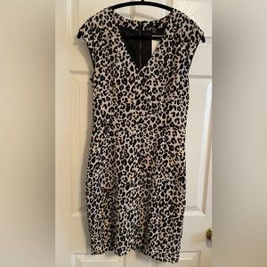 H&M Animal Print Short Sleeve Dress